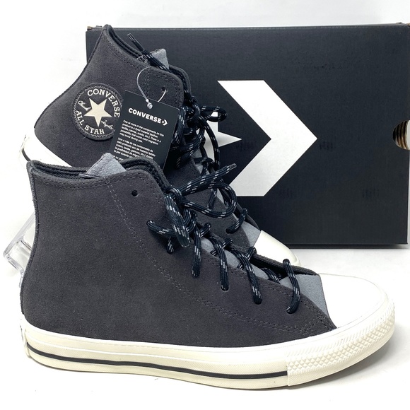 💖MEGA SALE💖Converse Chuck Taylor All Star High Top Gray Suede Women's 173070C - Picture 1 of 10